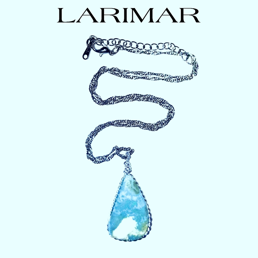 Larimar Pendant&Necklace
